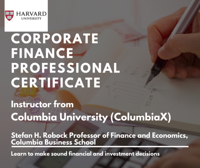 Professional Certificate in Corporate Finance